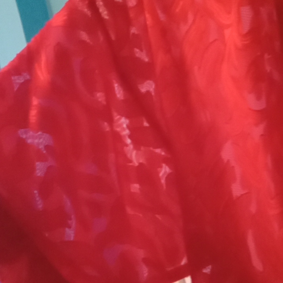 SEXY RED Robe Lingerie - Picture 3 of 4